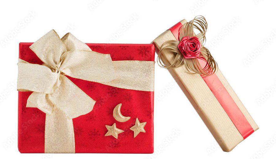 Expresa tus mejores deseos de forma perdurable: consejos para siempre 1 una imagen con un lazo rojo rodeando un regalo envuelto con papel dorado y brillante