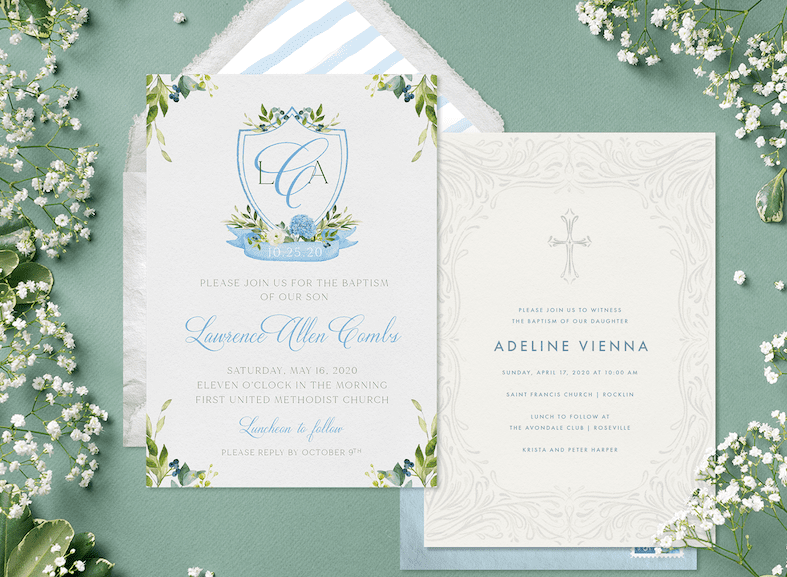 Invitaciones de bautizo: ideas creativas y originales para sorprender 1 una imagen de una invitacion de bautizo con detalles creativos y originales