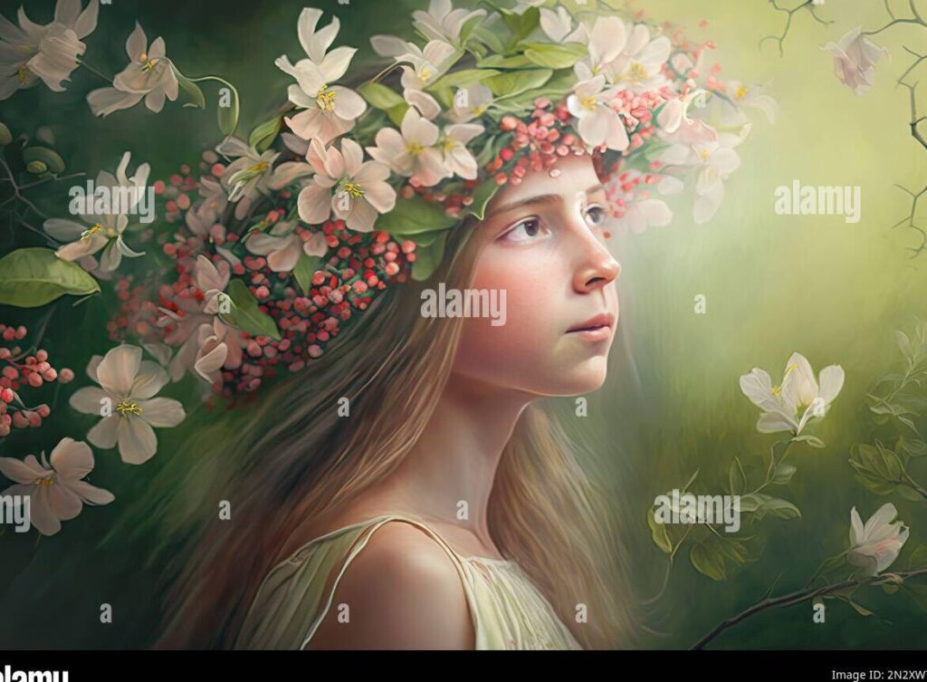 10 frases para consentir a tu hija y hacerla sentir como una princesa 1 una imagen de una nina sonriente rodeada de flores y con una corona de princesa en la cabeza