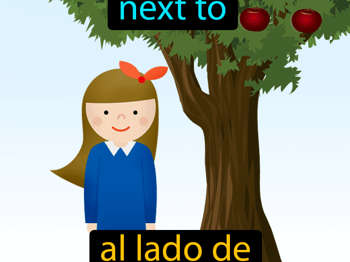 una imagen que muestre diferentes palabras que riman con lado en espanol